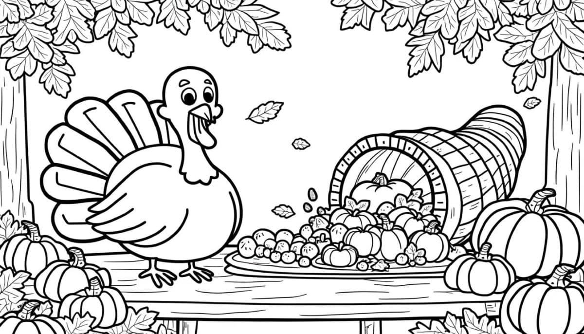 Thanksgiving Fun: Free Kids' Coloring Pages 🎨🦃