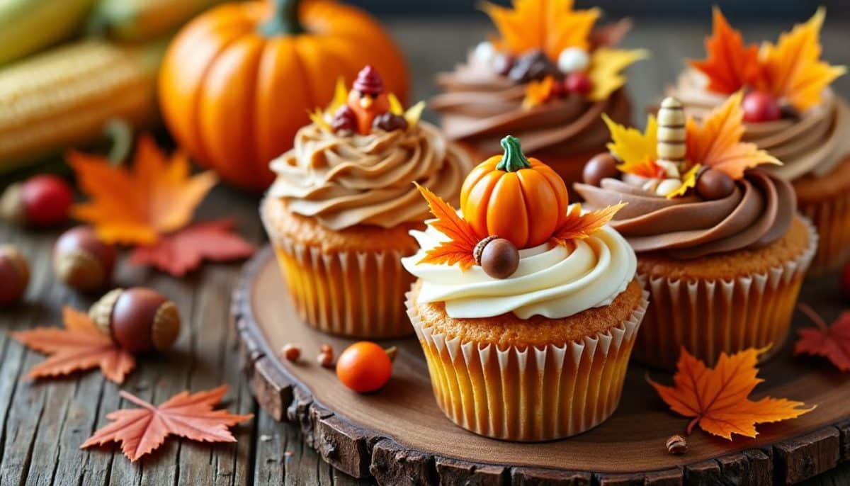 Thanksgiving Cupcakes 🎃🧁: Stunning Designs That Wow!