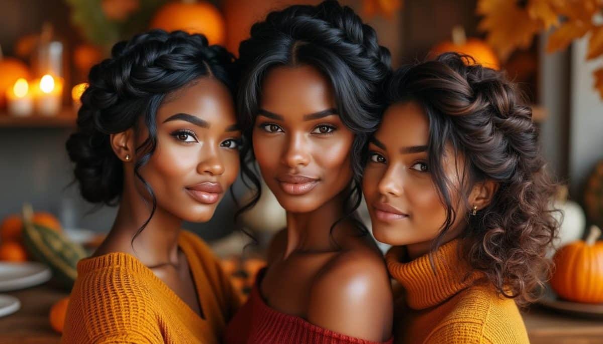 Thanksgiving Updos: Easy & Chic Holiday Hairstyles 🍂✨