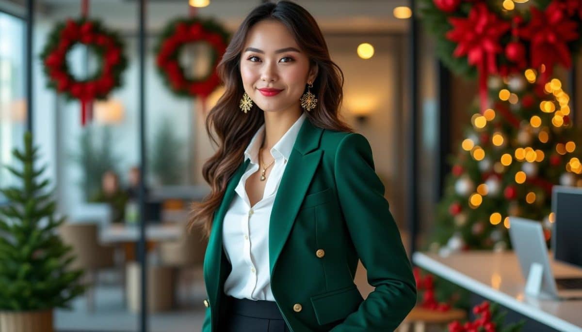🎄 Work Christmas Party Looks: Stylish & Professional ✨
