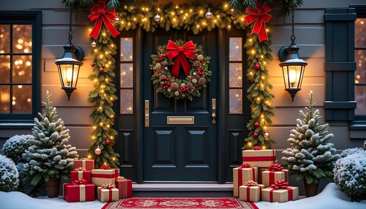 🎄 Festive Christmas Door Ideas to Welcome the Holidays 🚪✨