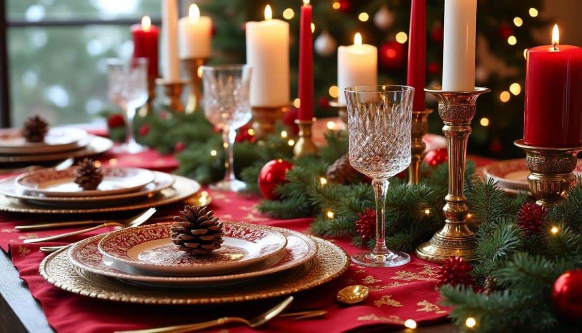 🎄 Stunning Christmas Tablescapes: Festive Table Setting Ideas ✨