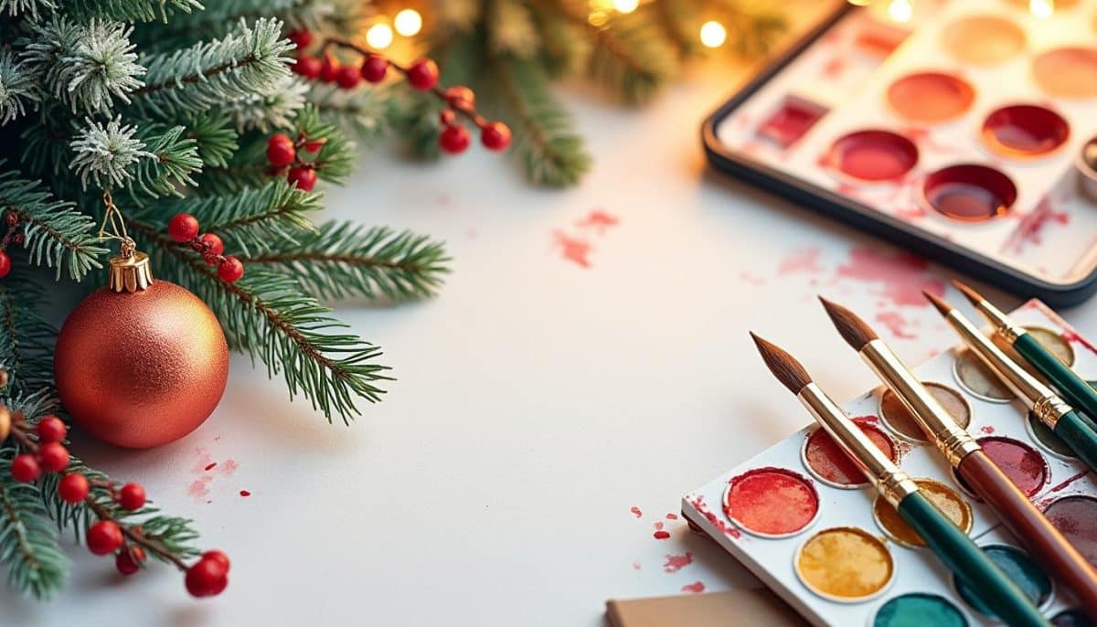 🎄 Beginner's Guide to Christmas Watercolor Painting 🎨