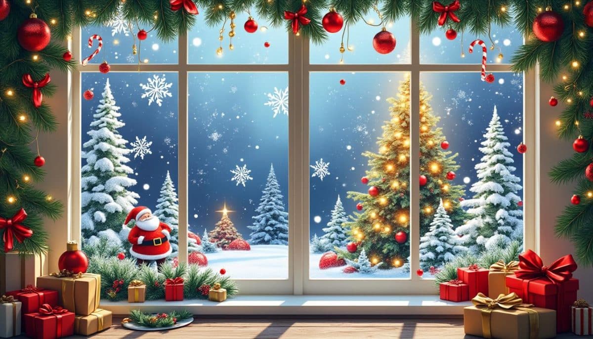 🎨✨ DIY Christmas Window Painting: Fun Ideas to Brighten Your Holidays!