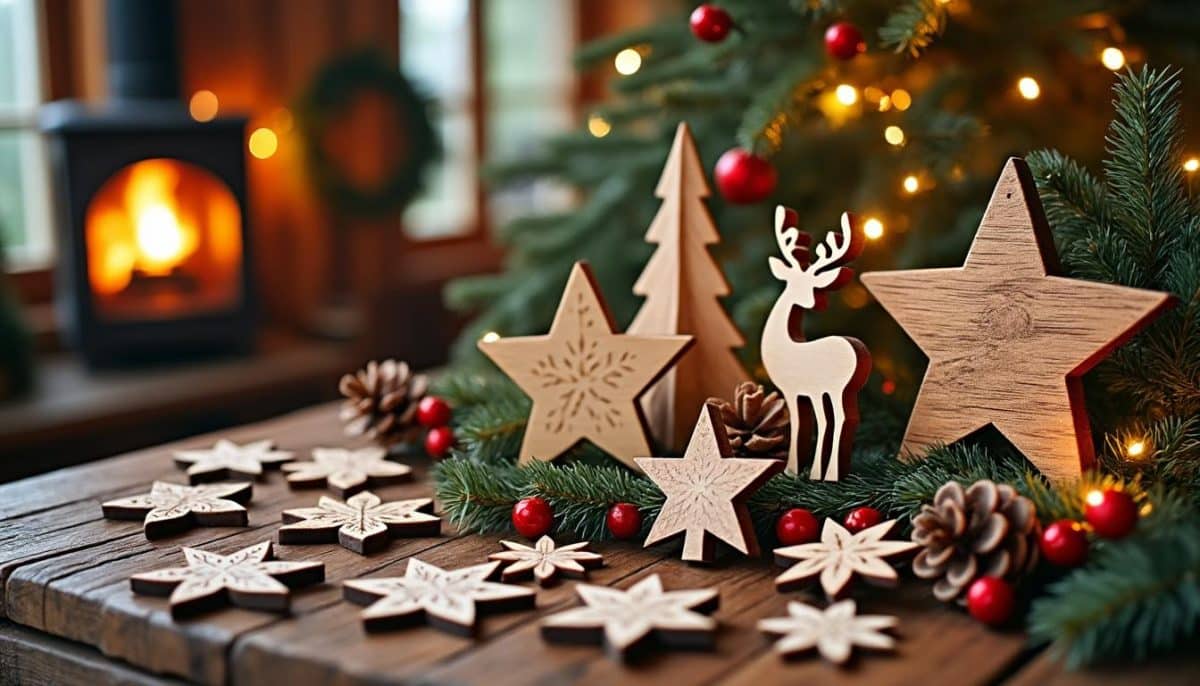 🎄 Rustic Christmas Wood Crafts: DIY Holiday Charm ✨