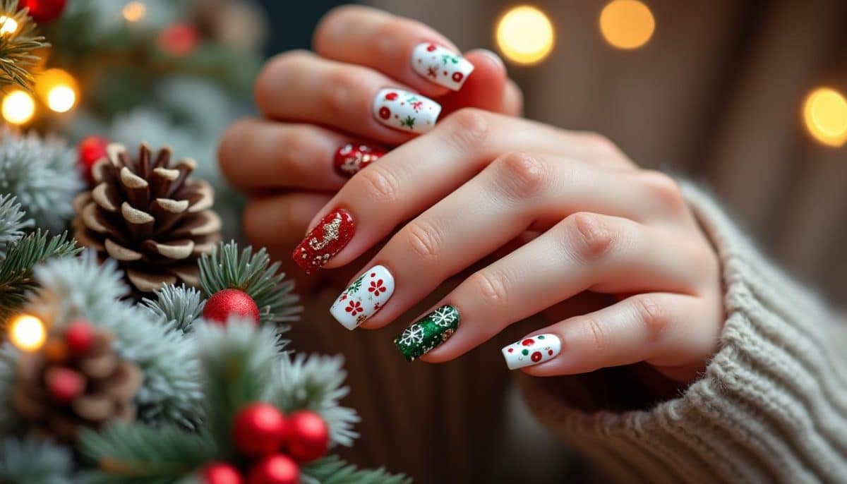 Easy Christmas Nails 🎄✨: Festive Designs Anyone Can Do!