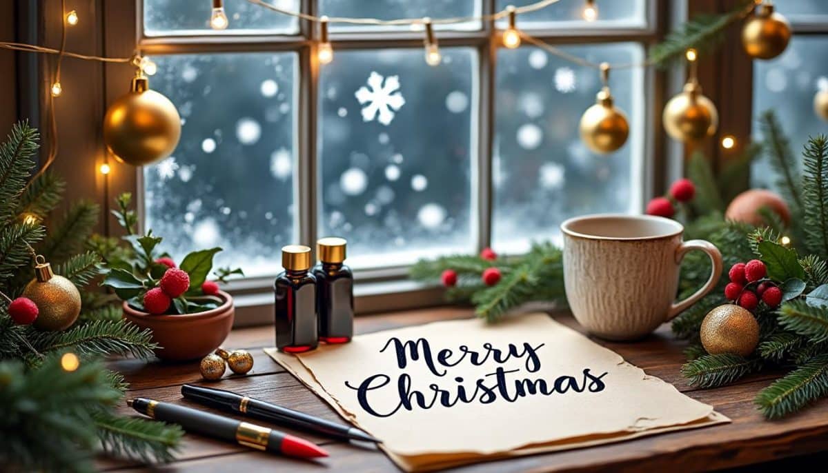 ✨ Merry Christmas Calligraphy: Hand Lettering Guide 🎄✍️