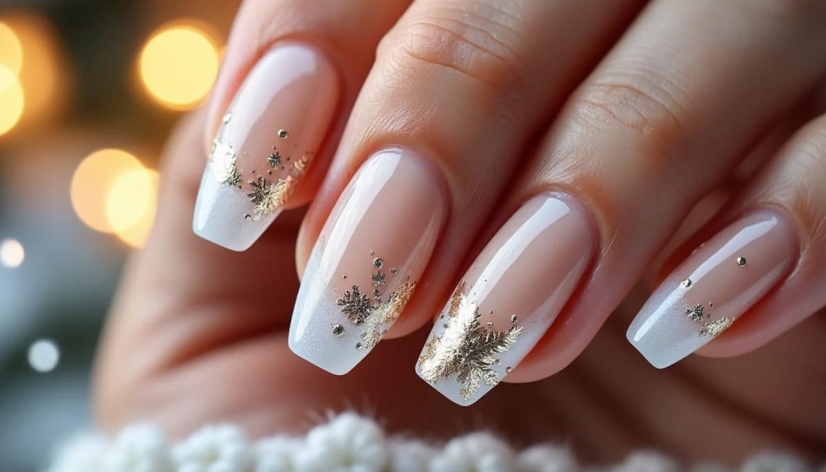 Neutral Christmas Nails 🎄✨: Stylish & Versatile Holiday Manicures