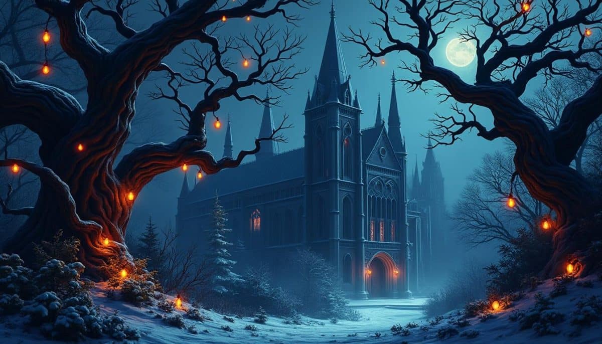 Nightmare Before Christmas 🦇 Gothic Wallpaper Magic 🎃