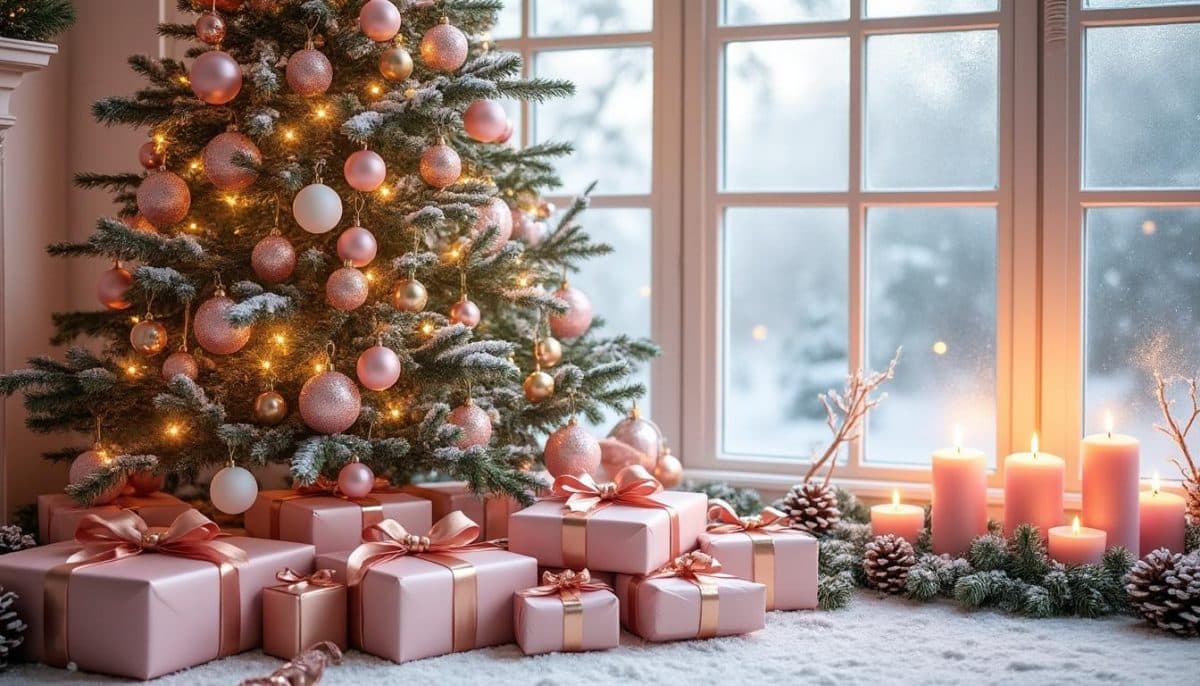 Pink Christmas Magic: Craft a Rosy Holiday Glow 🎄🌸