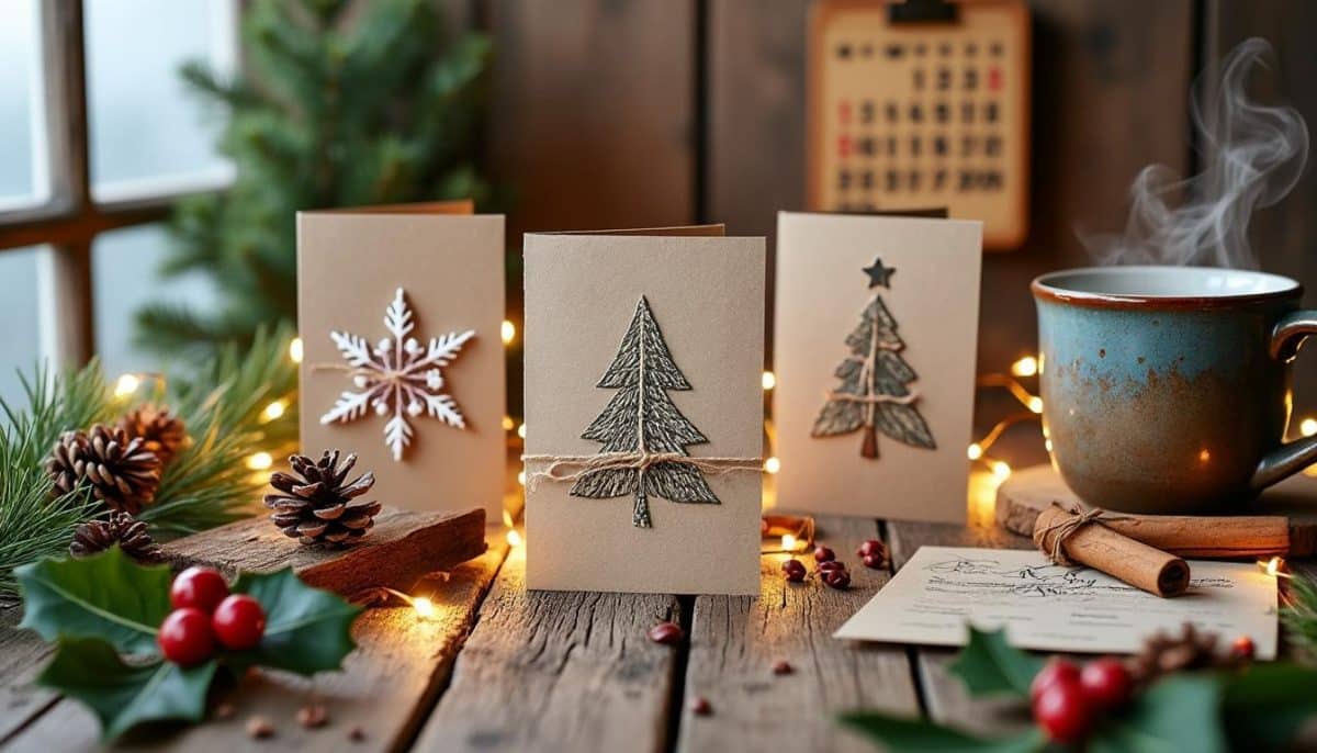 Easy DIY Christmas Cards 🎄✨ Quick & Creative Ideas!